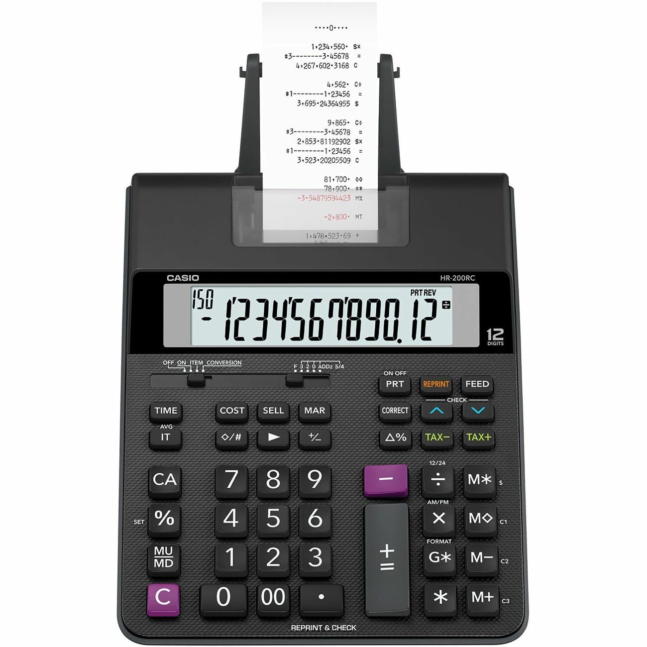 Calc Printing 12-Digit