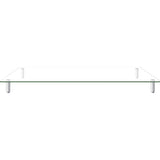 Kantek Extra-Wide Glass Monitor Riser/Desk Shelf