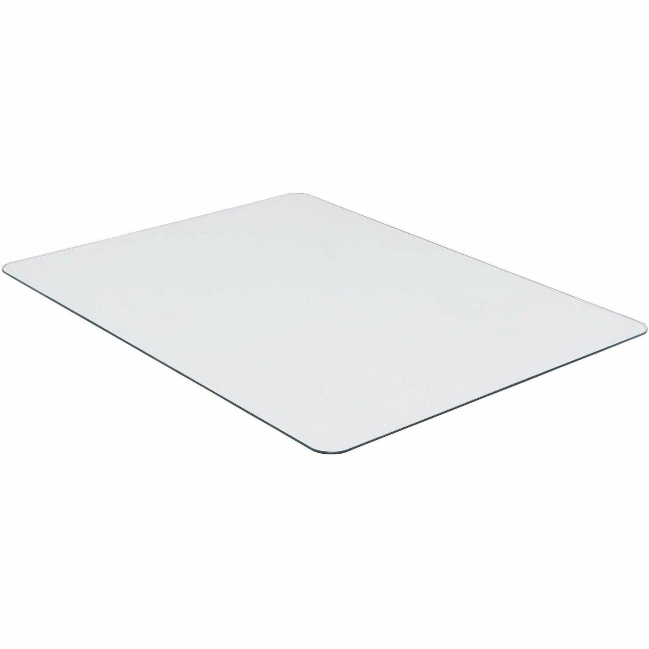 Lorell Glass Chair Mat, 36" x 46"