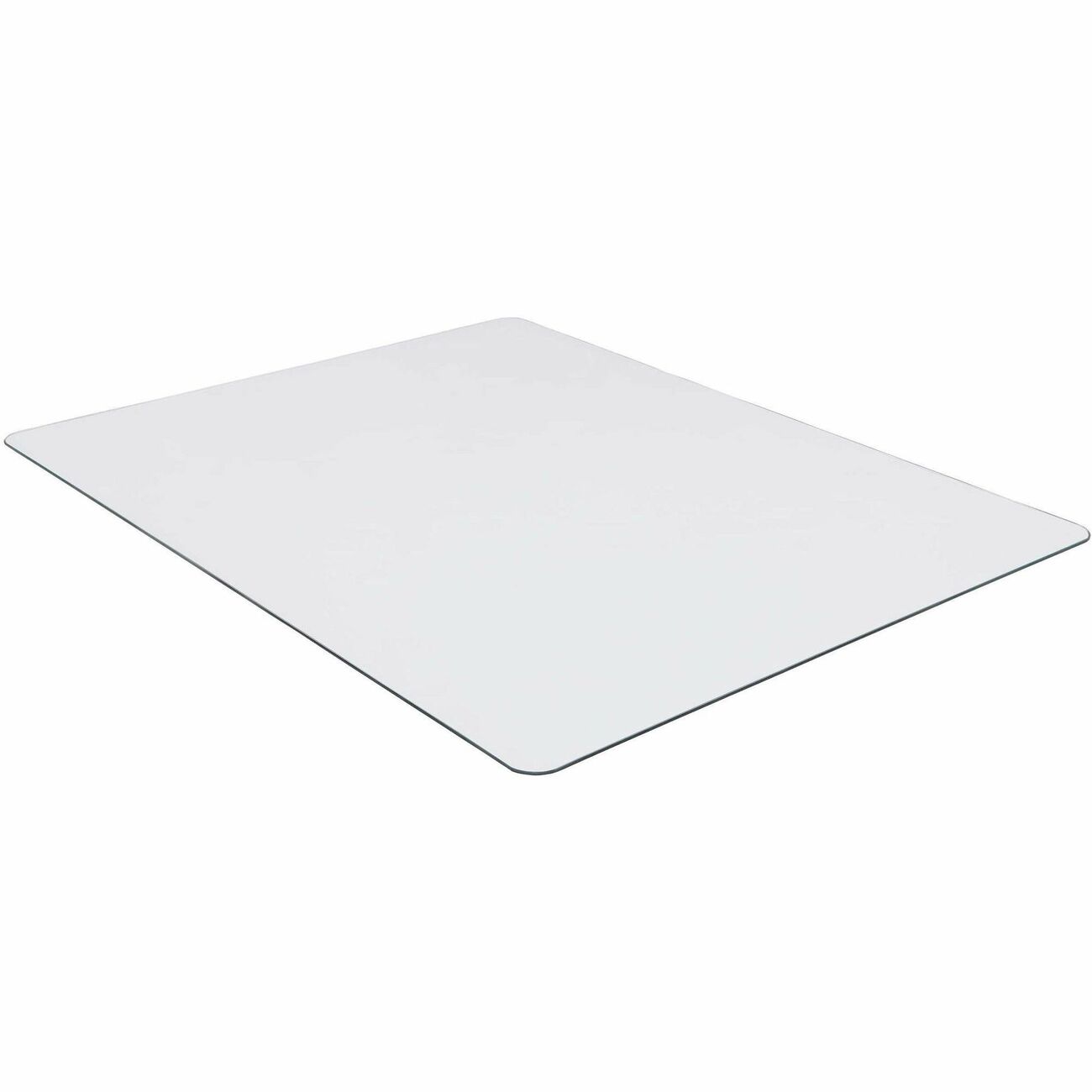 Lorell Glass Chair Mat, 48" x 60"