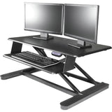 Kantek Electric Sit-Stand Desktop Riser