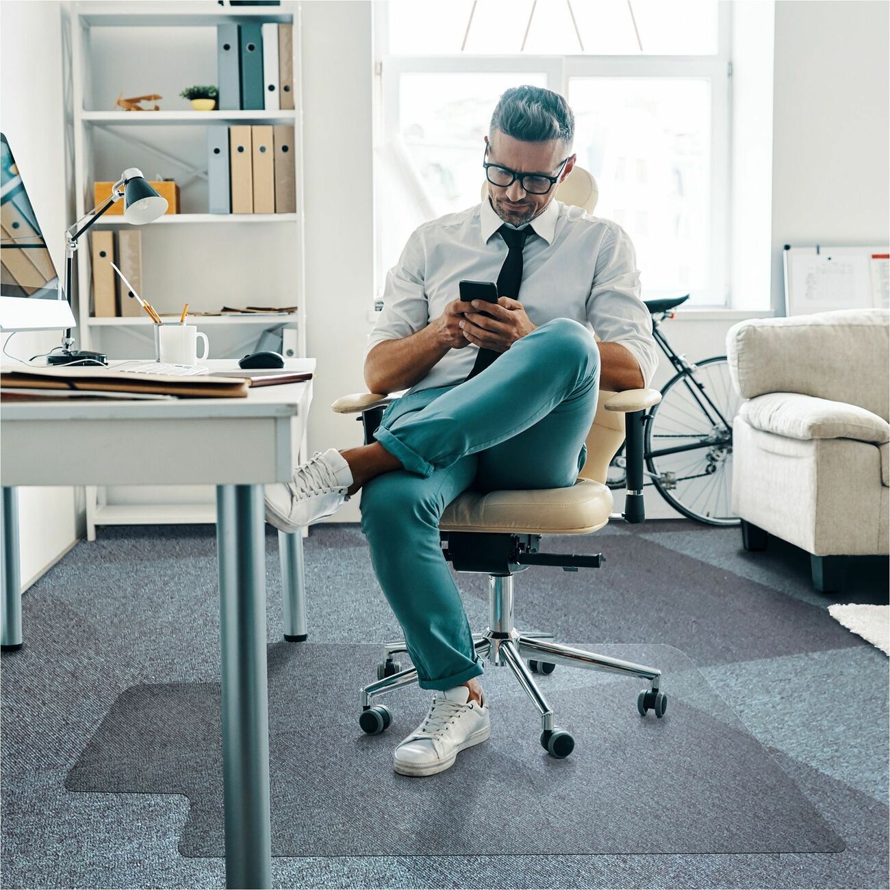 Chairmat Pc Lip Carpet 35X4