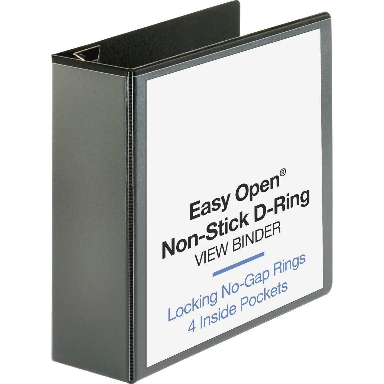 Business Source Binder View D-Ring 4' Bk