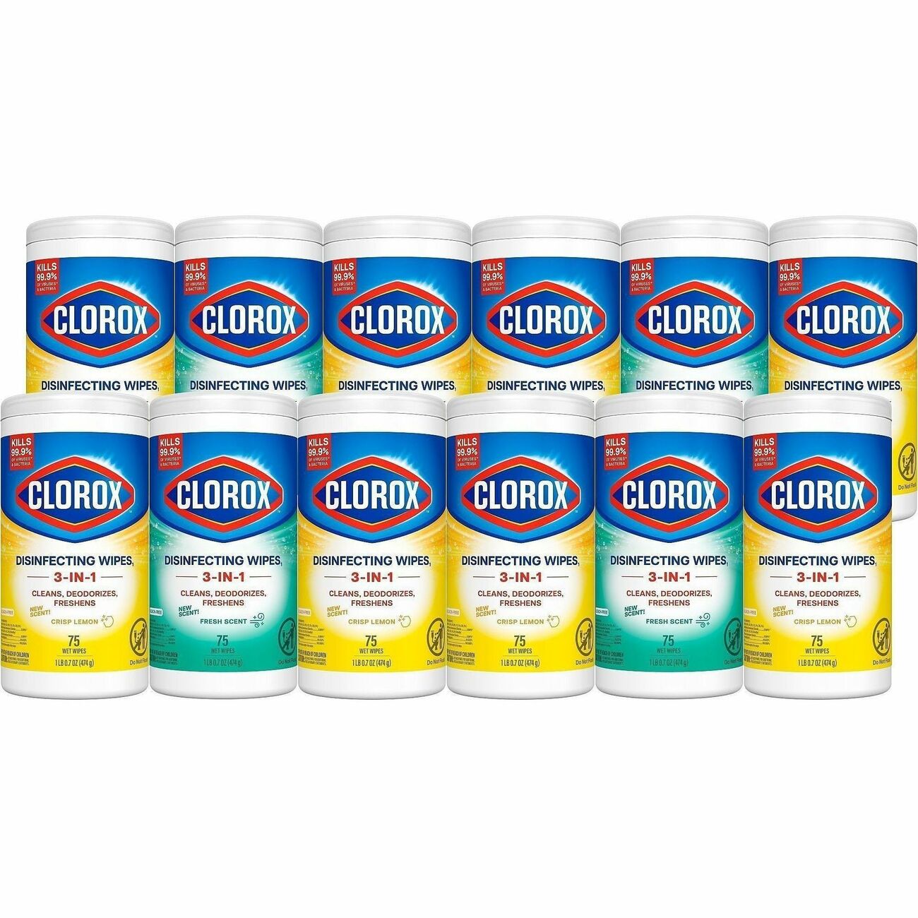 Clorox Wipe Dnsfct Multi Pk 3Ea/Pk