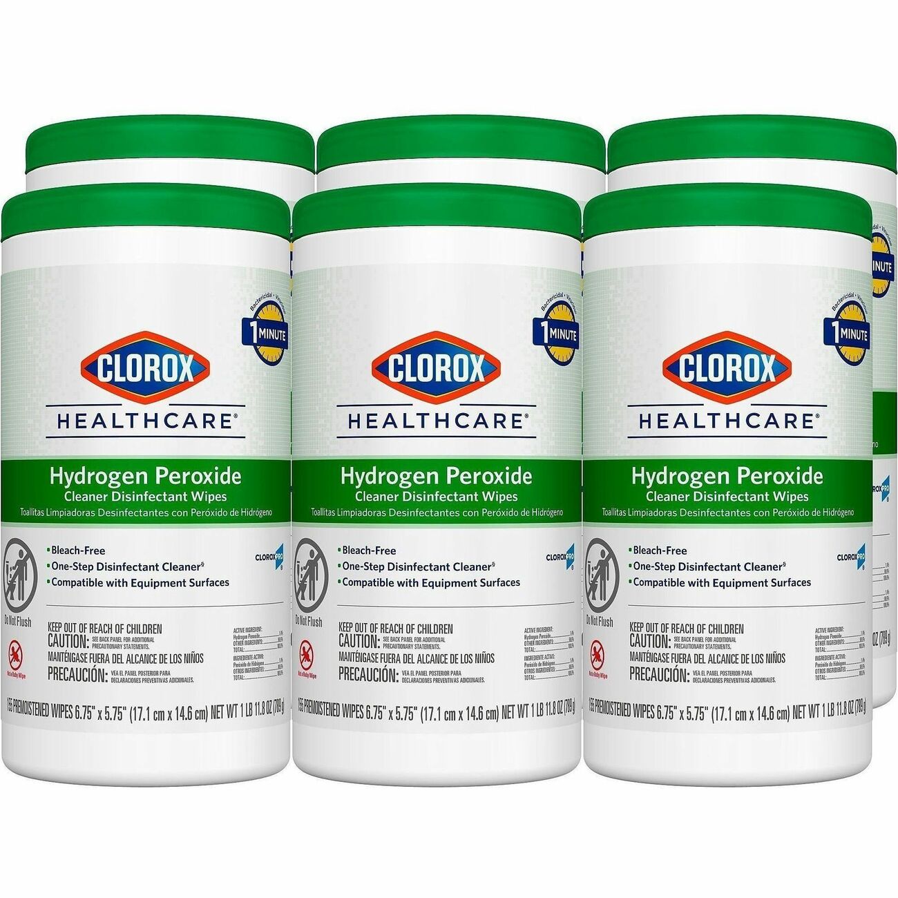 Clorox Wipes Dsfct Hperox 155Ct