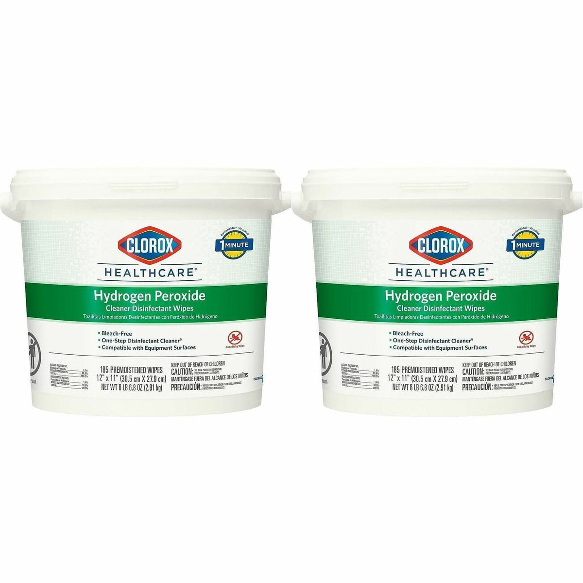 Clorox Healthcare Hydrogen Peroxide Cleaner Disinfectant Wipes