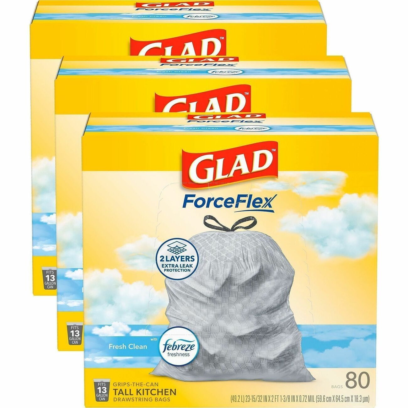 Clorox Bags Trash Frsh Cln 13Gal