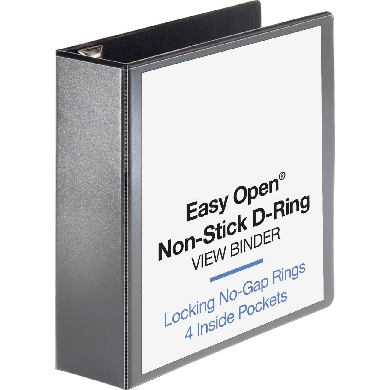 Business Source Binder View D-Ring 3' Bk