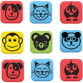 Eraser Dry Magn Animal 12Pc
