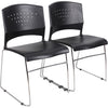 Chair Stack Polypropylene 2/Ct