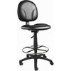 Stool Armless Vinyl Black