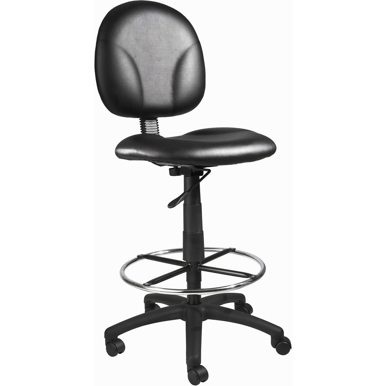 Stool Armless Vinyl Black