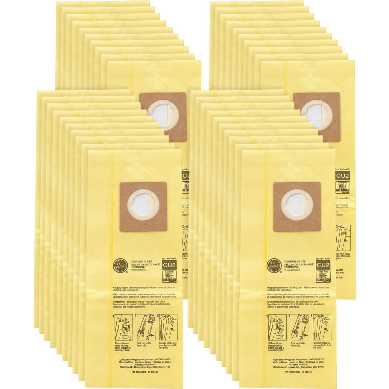Bag Cu2 Alrgen Hvr 10 Pk