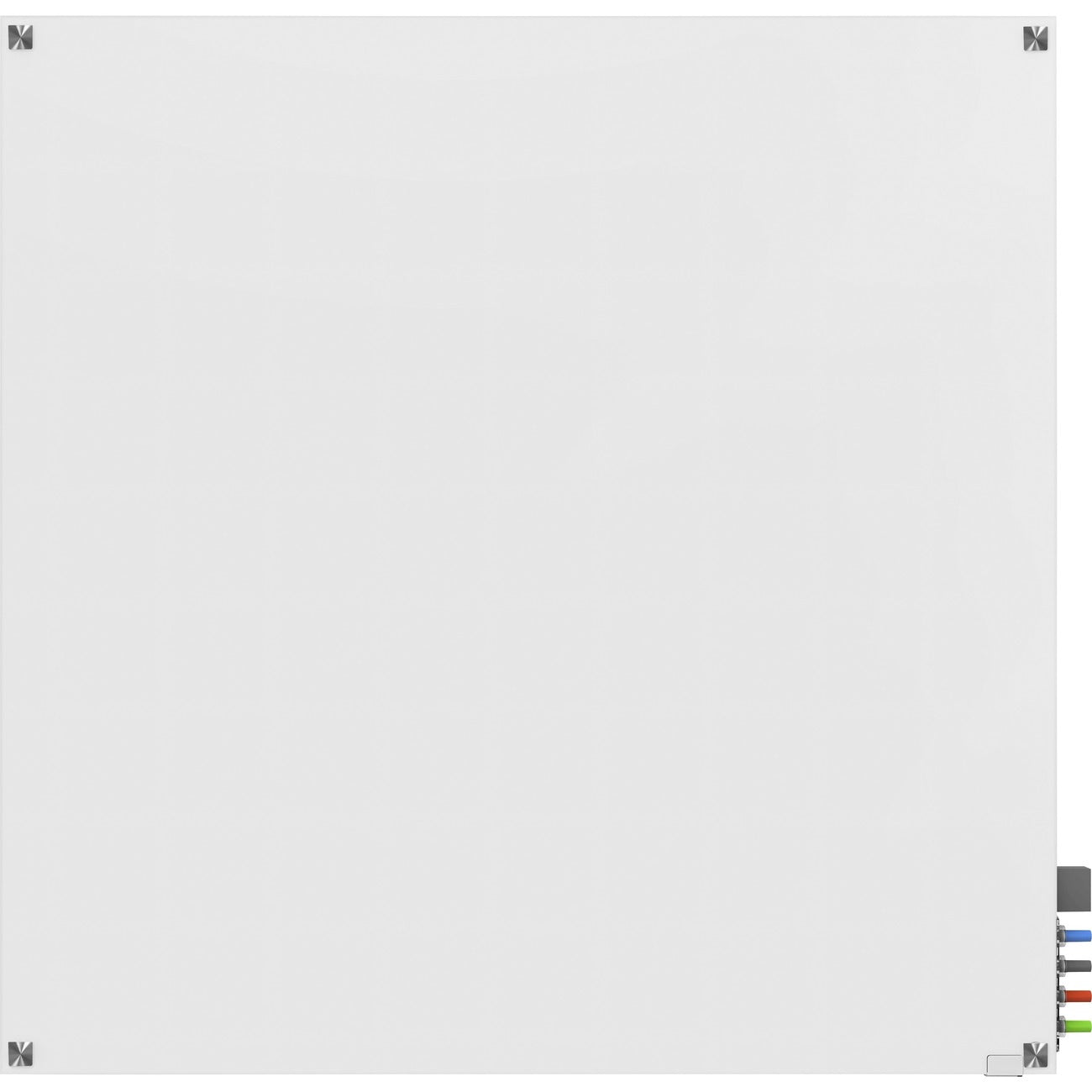Board Mag Sq Gl 4X4 Wh