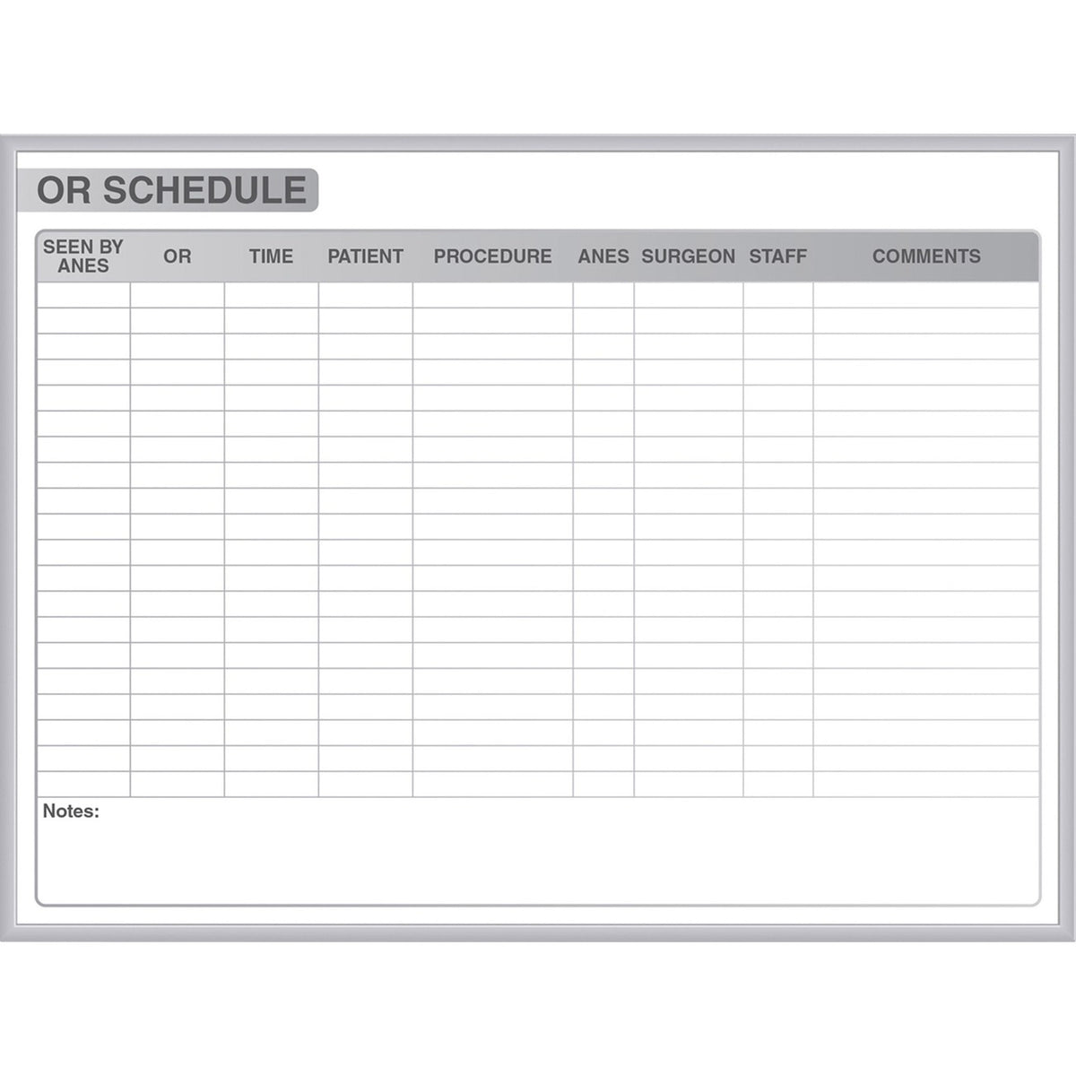 Board Hlthcr Sch Mag 4X6 Wh
