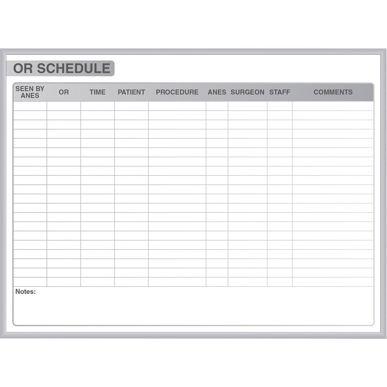 Board Hlthcr Sch Mag 4X8 Wh