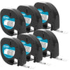 DYMO Tape Lbl Ltag Plas .5" We 6