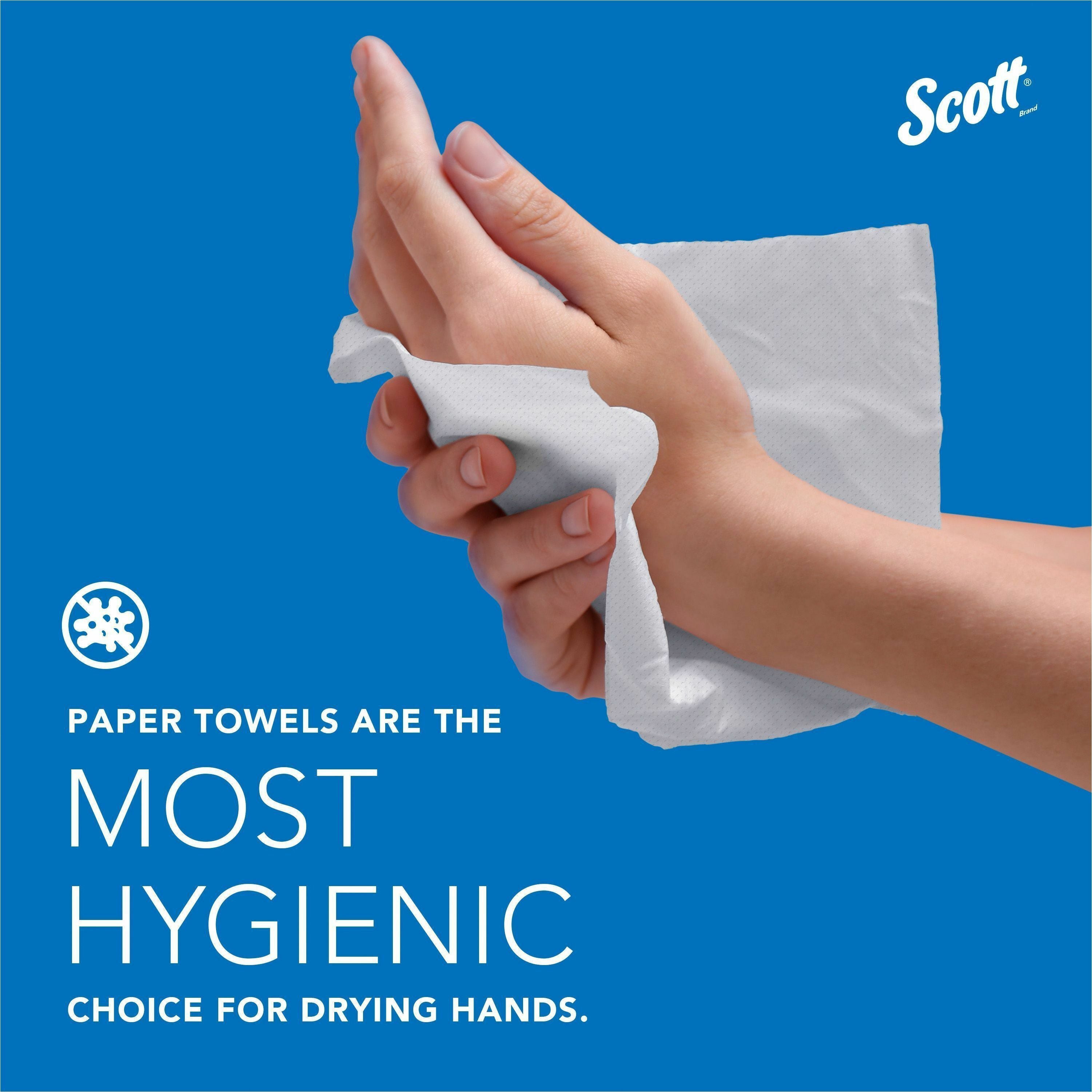 Scott Essential Automatic Hard Roll Towel Dispenser - left