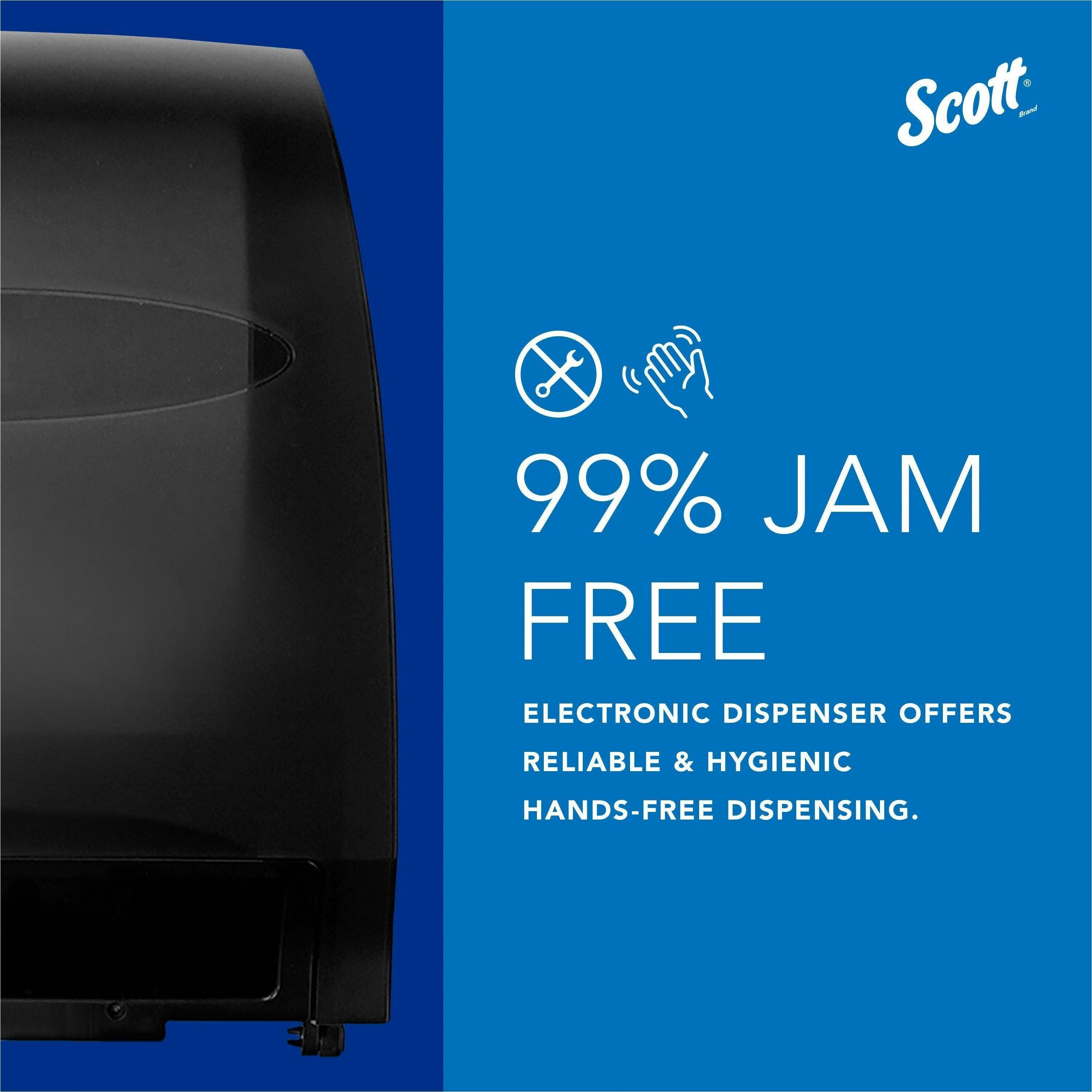 Scott Essential Automatic Hard Roll Towel Dispenser - right