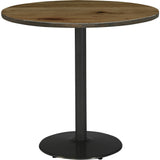 KFI 30" Round Vintage Wood Bistro Table
