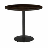 KFI 36" Round Vintage Wood Bistro Table
