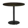 KFI 42" Round Vintage Wood Bistro Table