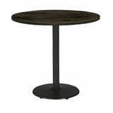 KFI 42" Round Vintage Wood Bistro Table