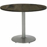 KFI 30" Round Vintage Wood Top Table