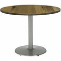 KFI 30" Round Vintage Wood Top Table