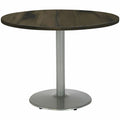 KFI 42" Round Vintage Wood Top Table