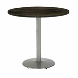 KFI 36" Round Vintage Wood Bistro Table