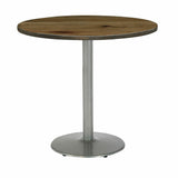 KFI 42" Round Vintage Wood Bistro Table
