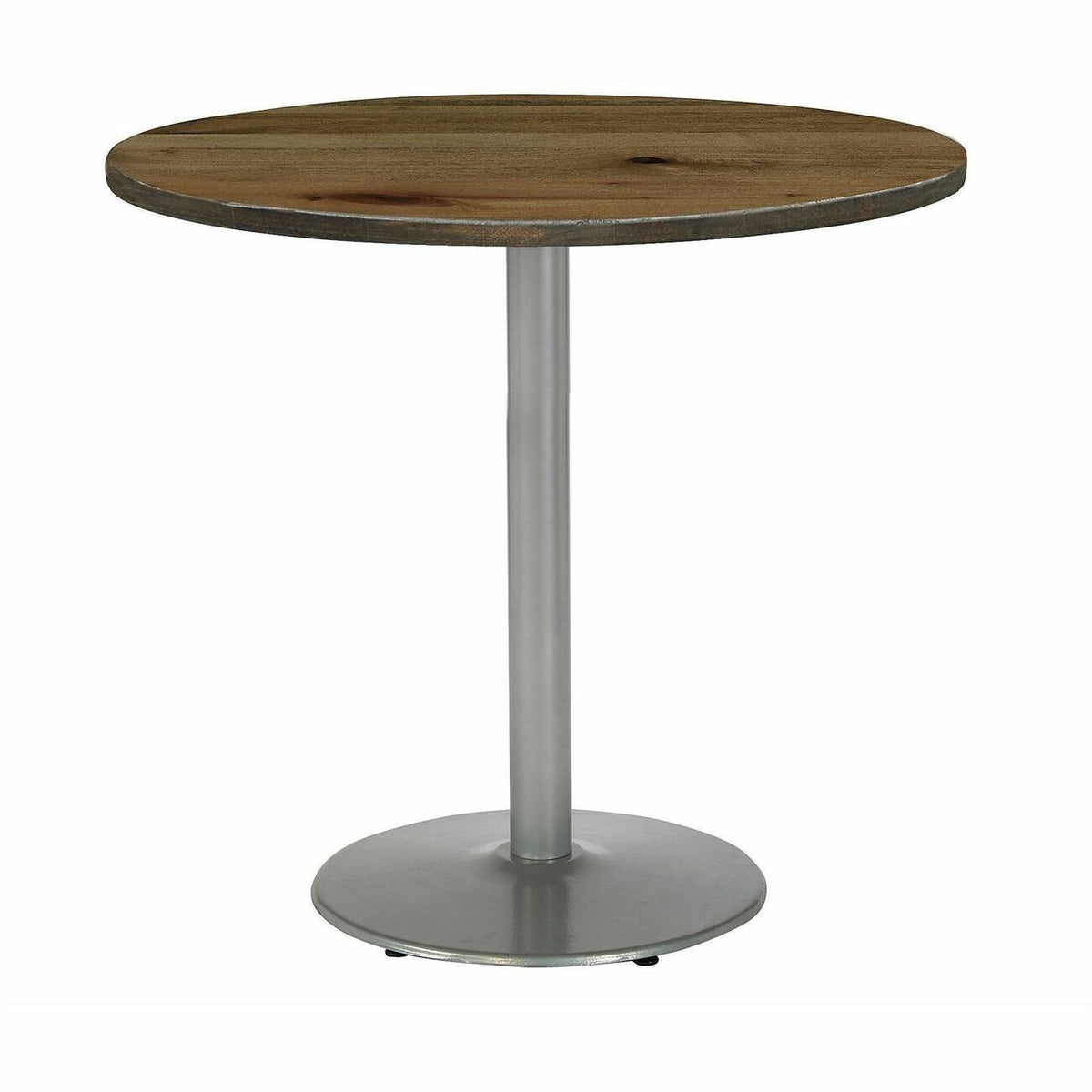 KFI 42" Round Vintage Wood Bistro Table