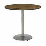 KFI 36" Round Vintage Wood Bistro Table
