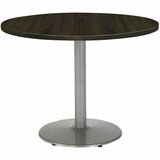 KFI 36" Round Vintage Wood Top Table