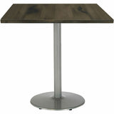 KFI 42" Square Vintage Wood Bistro Table