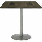KFI 30" Square Vintage Wood Bistro Table