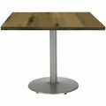 KFI 42" Square Wood Pedestal Table