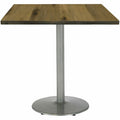 KFI 30" Square Vintage Wood Bistro Table