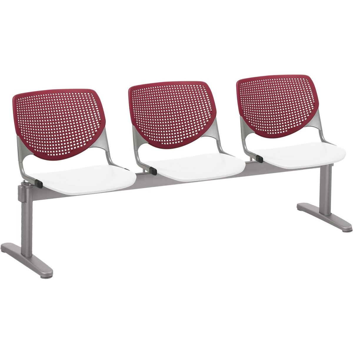 Beamseat 3Seat Brgndy White