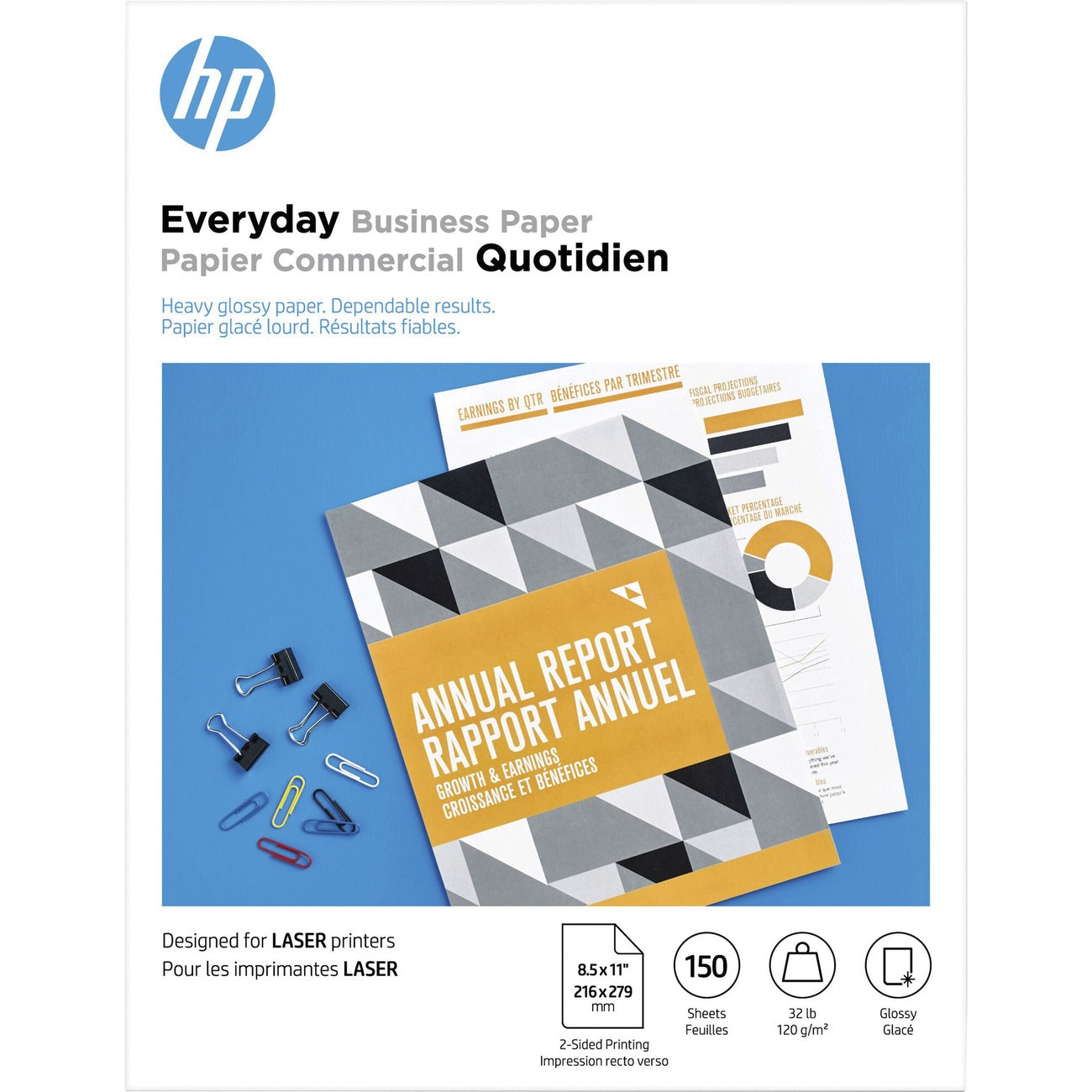 HP Paper Lsr Gl 120G 150-Sh