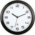 Clock Wall Silent D12 Blk