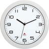 Clock Wall Silent D12 Wht
