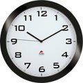 Clock Wall Silent D15 Blk