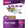 Avery Kit Badge Mgnt Lsr Gld 10Pk