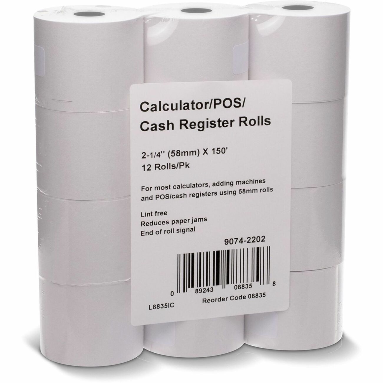 Paper Roll 2.25X150 12Pk