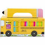 Post-it&reg; Super Sticky Notes Bus Cabinet Pack