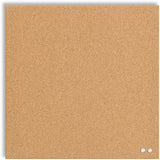 U Brands Frameless Cork Canvas Bulletin Board