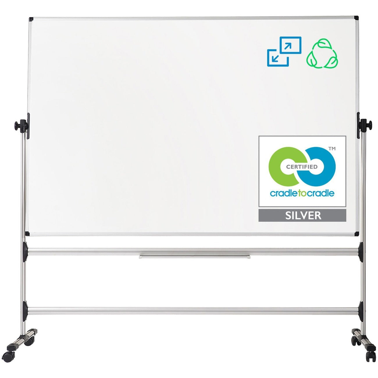 MasterVision Easel Mrkbd Revl Mel 36X48