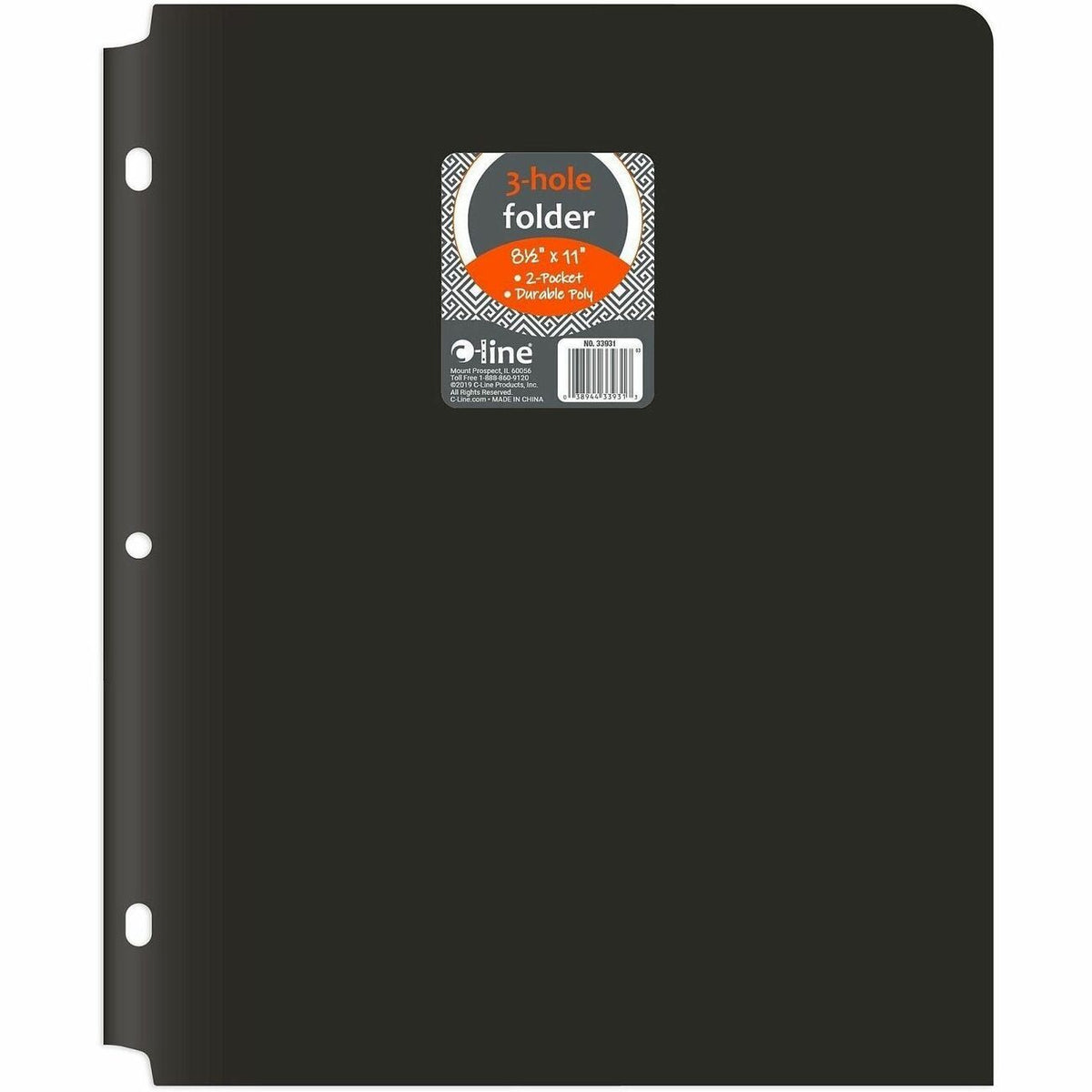 C-Line 2-pocket Heavyweight Poly Portfolio Pocket